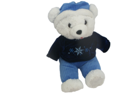 2013 Dan Dee  Snowflake Teddy Bear Christmas 20&quot; - £12.78 GBP