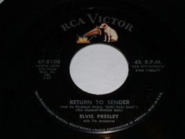 Elvis Presley Return To Sender Where Do You Come From 45 Rpm Record RCA 47-8100 - £11.98 GBP