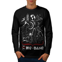 The Big Bang Theory Tee Crazy Life Men Long Sleeve T-shirt - £11.87 GBP