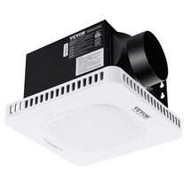 VEVOR Bathroom Exhaust Fan,110 CFM,1.5 Sones,Copper Motor,No Attic Access - $51.82