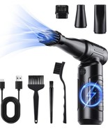 Electric Air Duster, 180000RPM 3-Speed Jet Blower, 8000mAh Cordless (Black) - $640.42 MXN