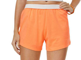 Energie Womens Knit Solid Athletic Shorts, Medium, Peachy - $24.52