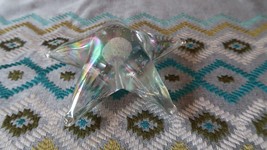 Vintage Carnival Glass Starfish Paperweight Iridescent 5.25&quot; - £46.05 GBP