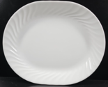 Corelle Enhancements Oval Serving Platter Corning White Swirl Dining Tab... - $29.67