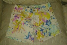 Nicki Minaj Women 5/6 Shorts Junior Cotton Spandex Tropical Floral - £10.91 GBP