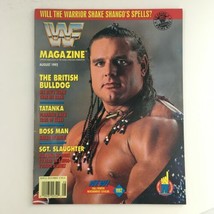 WWF Magazine August 1992 The British Bulldog &amp; Tatanka &amp; Boss Man, No Label VG - £10.59 GBP