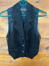 Wilsons Leather Sleeveless Vest Black Women&#39;s Small Genuine Biker VTG - $532.77 MXN