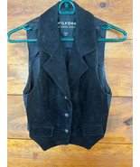 Wilsons Leather Sleeveless Vest Black Women&#39;s Small Genuine Biker VTG - $532.77 MXN