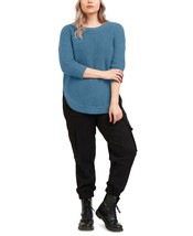 MSRP $79 Black Tape Plus Size Textured Sweater Blue Size 1X - £24.75 GBP