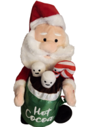 Gemmy Hot Cocoa Santa Animated Musical &quot;Let It Snow&quot; Light Up Plush - $549.24 MXN