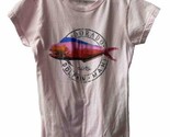 Salt Life T shirt Girls Size S Pink Cap Sleeve Round Neck Dorado Dolphin... - £4.35 GBP