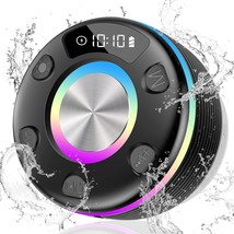 Oyib Bluetooth Shower Speaker, Shower Radio 360° Hd Surround Sound, Rgb ... - £30.27 GBP