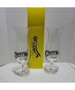 Cheers Boston 1999 Stemmed Pedestal Beer Glass Set of 2 with 1 Box - $16.79