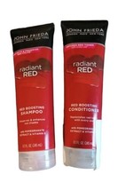 Used!! John Frieda Radiant Red Boosting 1 Shampoo + 1 Conditioner 8.3 Oz Each - £13.90 GBP
