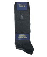 Polo Ralph Lauren Mens Black/ Grey/ Birdseye Pony Logo Soft Dress Socks ... - $17.76