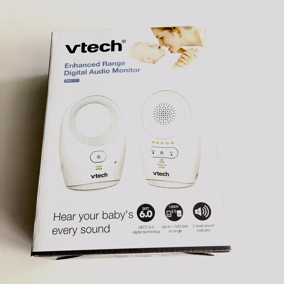 vtech Enhanced Range Digital Audio Monitor DM1111 - £8.80 GBP