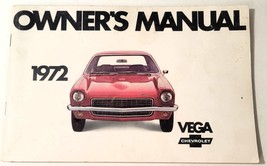 1972 Chevrolet Vega Car Owners Manual - £11.24 GBP