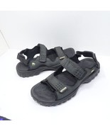 Crocs Tikali Suede Slip On Adjustable Sandal Shoe Black Mens Size 13 - £20.00 GBP