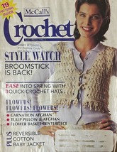 Mccall&#39;s Crochet Magazine April 1995 Vol 9 No 2 - £6.36 GBP