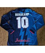 Arsenal 1995/96 Away Long Sleeve Shirt Name Set BERGKAMP#10 - $38.00