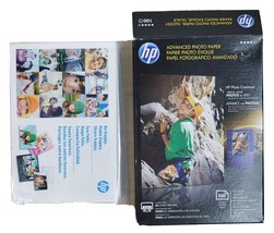 HP Everyday PHOTO PAPER 100 Glossy Sheets 4 x 6&quot; Q6638A Open Box - £15.56 GBP