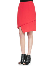 J BRAND Womens Skirt Maryse Slim Masai Masa Red 4 JW25WO5503 - £32.63 GBP