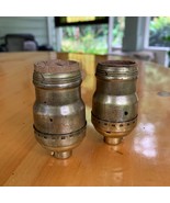 Pair Antique Vintage Paulding Fatboy Sockets Cleaned Working New Insulators - $32.73