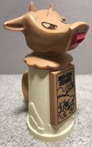 MOO COW CREAMER Whirley Industries USA Vintage 1970&#39;s Plastic Dispenser - £6.30 GBP