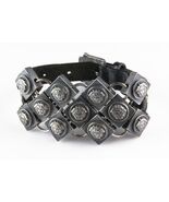 Gorgeous Gianni Versace Leather Bracelet Chain Mail Medusa Motif Made in... - €3.586,68 EUR