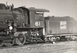 Western Pacific Railroad WP #61 2-8-0 Alco Locomotive Train B&amp;W Photo Oakland - £9.74 GBP