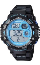 Armitron 40/8309BLU, Black Resin Watch, 100 Meter WR, Chronograph, Alarm V27 - £17.13 GBP