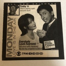 Cosby Everybody Loves Raymond Tv Guide Vintage Print Ad Bill Cosby Ray Tpa7 - $5.93