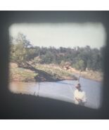 8mm Home Movie 1950s Family River Fishing 3&quot; Reel - $8.10