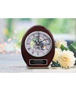 Engraved Archway Wood Table Accent Clock Custom Gift Desk Accent Home Of... - $166.68 CAD