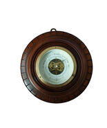 Late 19th Century Genuine Antique Masonic Barometer by Lufft , Carved Wood - $350.00