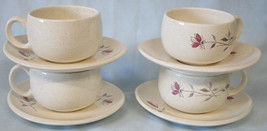 Franciscan Duet Cup &amp; Saucers, Set of 4 - £11.67 GBP