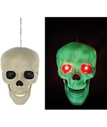 Seasons (HK) Ltd. Glow in The Dark Talking Skull Prop Standard - $525.64 MXN