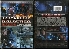 Battlestar Galactica Blood &amp; Chrome Dvd Luke Pasqualino Universal Video New - £7.95 GBP