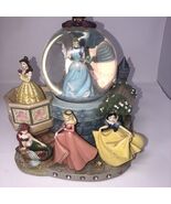 Disney Princess Snow Globe Cinderella Ariel Belle Aurora Snow White Musi... - $221.76