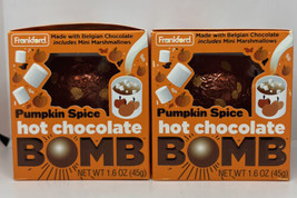 Frankfort Hot Chocolate Pumpkin Spice Cocoa Bombs Set Of 2 Tiktok Rare Fall - £15.91 GBP