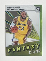 2018-19 Donruss Optic Basketball Lebron James Fantasy Stars #2 LA Lakers - £4.38 GBP