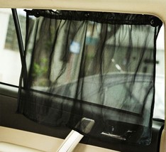 2 Pieces Universal Curtains for Car Window  Auto  Shade Cover Car Side Awning Pr - £90.35 GBP