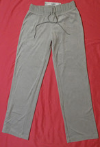 New $26 Personal Identity Sears comfy soft gray sweatpants drawstring tie M 7-9 - £7.69 GBP