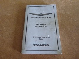 OEM 2001 Honda Goldwing Gold Wing GL1800 Owner's Manual 31MCA600 00X31-MCA-6000 - $47.38