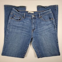 Levis 515 Boot Cut Womens Size 12M Jeans Blue Denim  Dark wash - £15.89 GBP