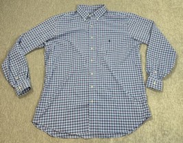 Polo Ralph Lauren Shirt Mens XLT Blue Plaid Performance Button Down Stre... - $29.69