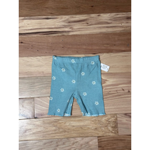 Jessica Simpson Capri Pants Girls 12 Months Blue Floral Pull On Stretch Knit New - £5.33 GBP