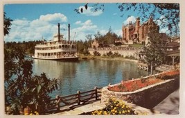 Walt Disney World Sternwheeler Boat Admiral Joe Fowler Chrome Postcard - $9.88