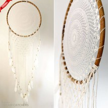 Boho Bohemian Handmade Decorative Wall Hanging Large Macrame Dream Catcher Weddi - £71.93 GBP