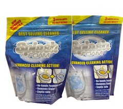 (2) Splash Foam Toilet Cleaner Powder Advanced Cleaning USA Made Old For... - $921.24 MXN